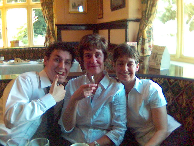 Pete, Doreen and Mum look intoxicated